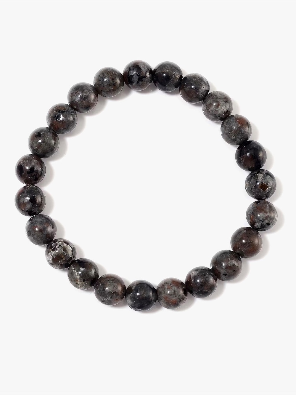 DJoy Women’s Yooperlite Black/Brown Beaded Stretch Bracelet Glow In Dark New